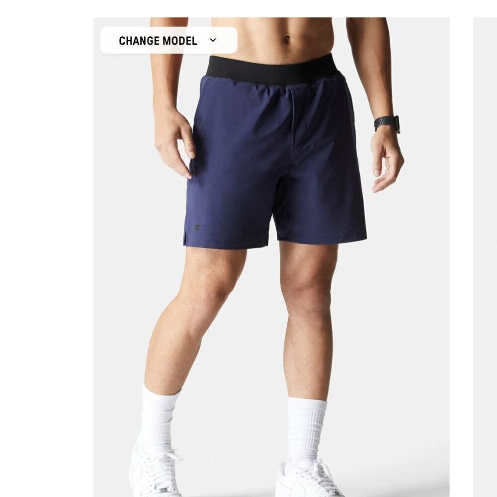 Fabletics Men The Franchise Short Navy Blue Gym shorts size Medium